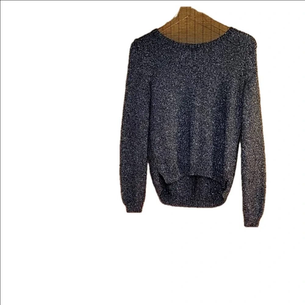 Divided Black sparkly long sleeves top - Picture 1 of 3